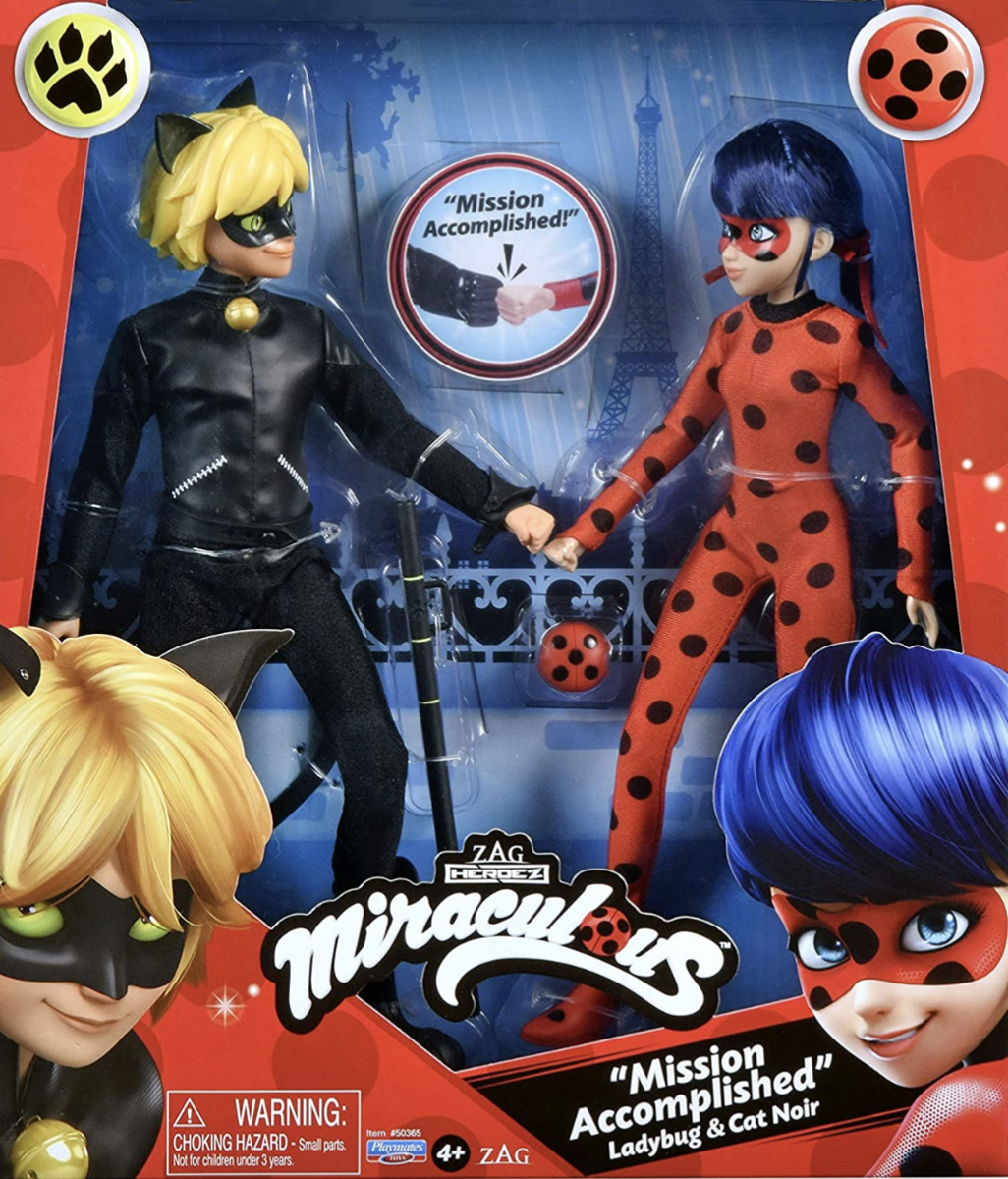 Miraculous Ladybug and Cat Noir play with Barbie baby doll. Play dolls &  Ladybug toys. New episodes. 